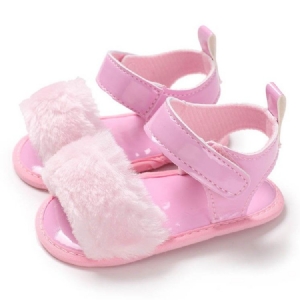 Plain Velcro Baby Girl Toddler Shoes