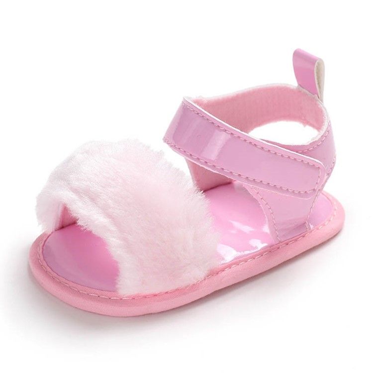 Plain Velcro Baby Girl Toddler Shoes