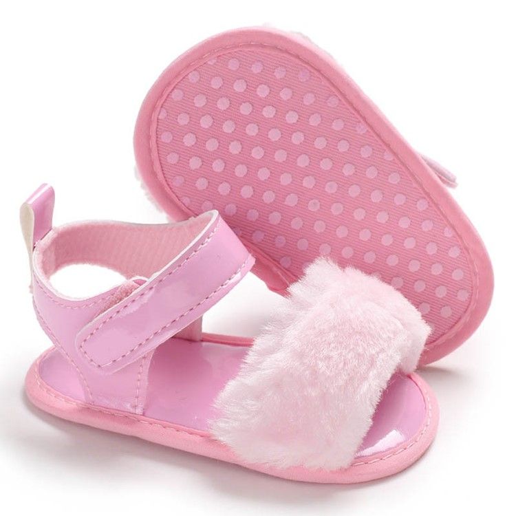 Plain Velcro Baby Girl Toddler Shoes