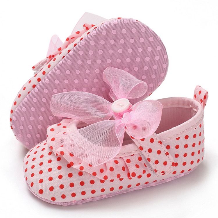 Polka Dot Velcro Toddler Shoes