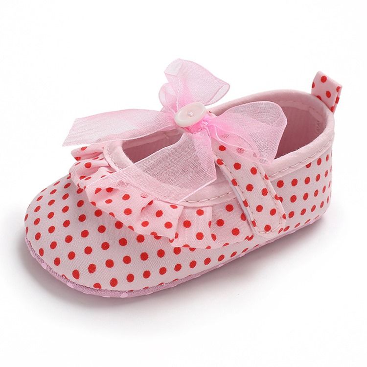 Polka Dot Velcro Toddler Shoes