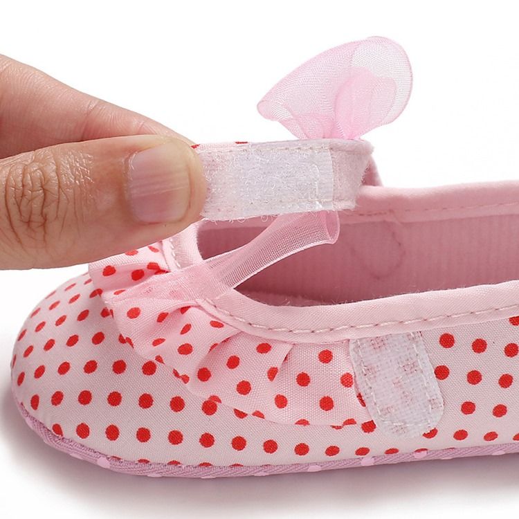 Polka Dot Velcro Toddler Shoes