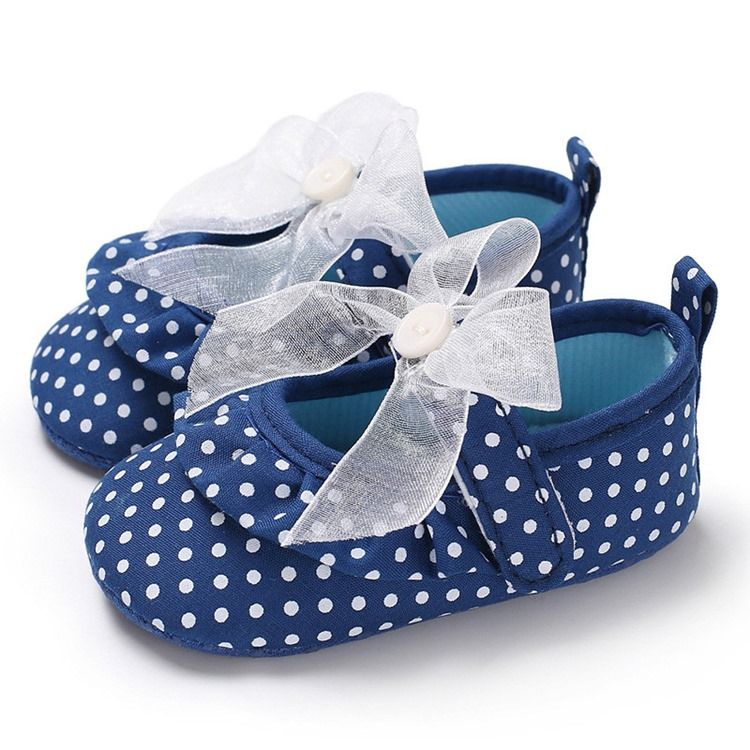 Polka Dot Velcro Toddler Shoes