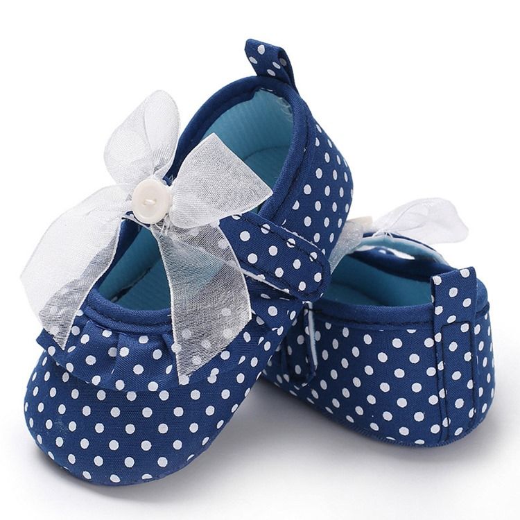 Polka Dot Velcro Toddler Shoes