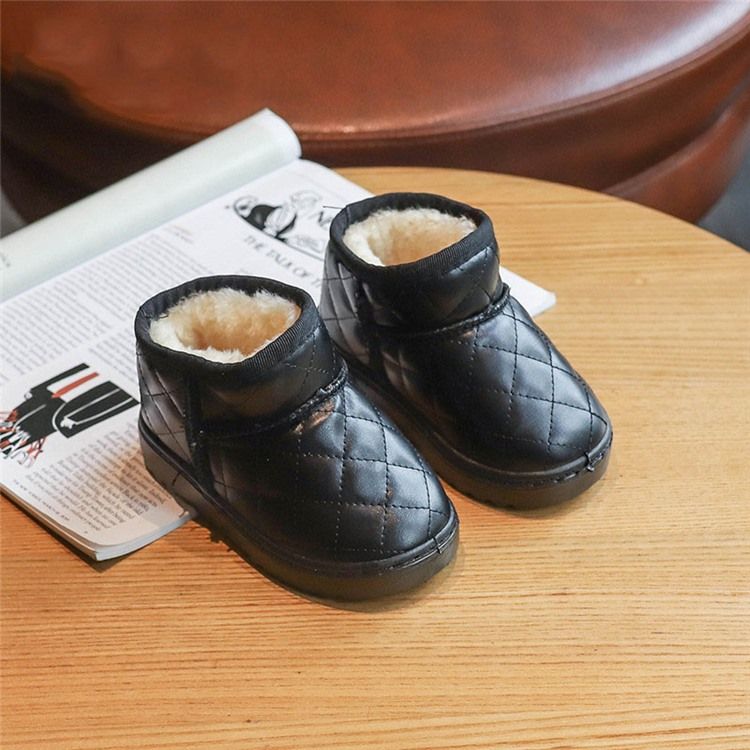 Pu Slip-on Baby Vinterstøvler