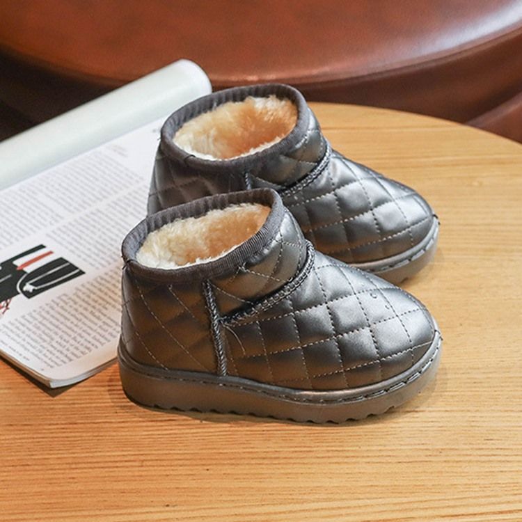 Pu Slip-on Baby Vinterstøvler