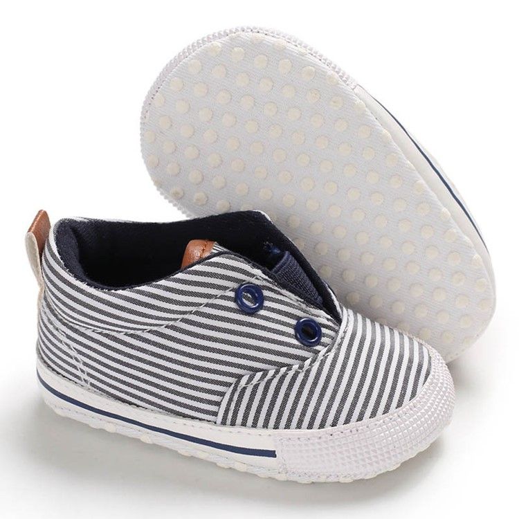 Stripe Slip-on Baby Toddler Shoes