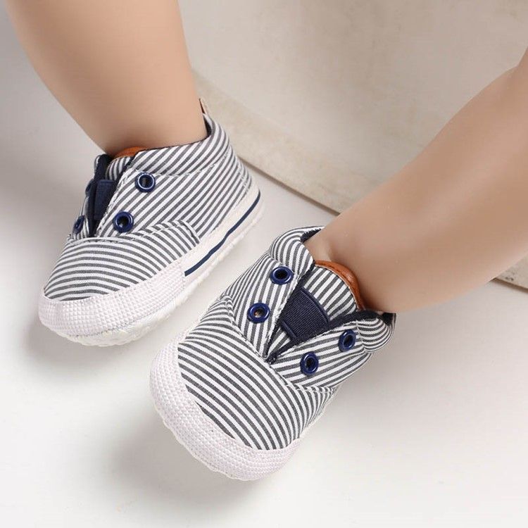 Stripe Slip-on Baby Toddler Shoes