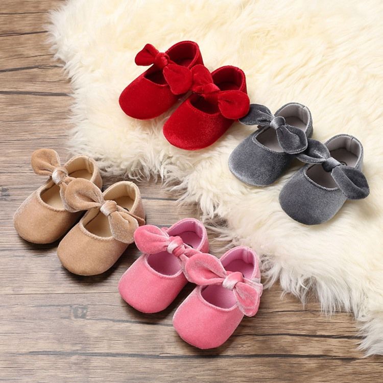 Velcro Bowknot Toddler Shoes