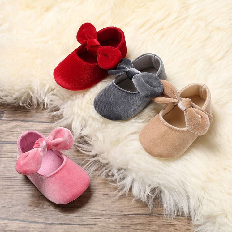 Velcro Bowknot Toddler Shoes