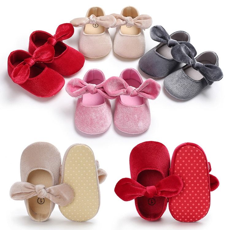 Velcro Bowknot Toddler Shoes