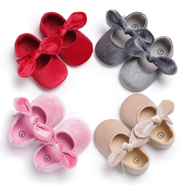 Velcro Bowknot Toddler Shoes