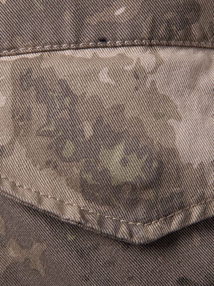 Camouflage Tynd Lomme Four Seasons Herre Casual Bukser