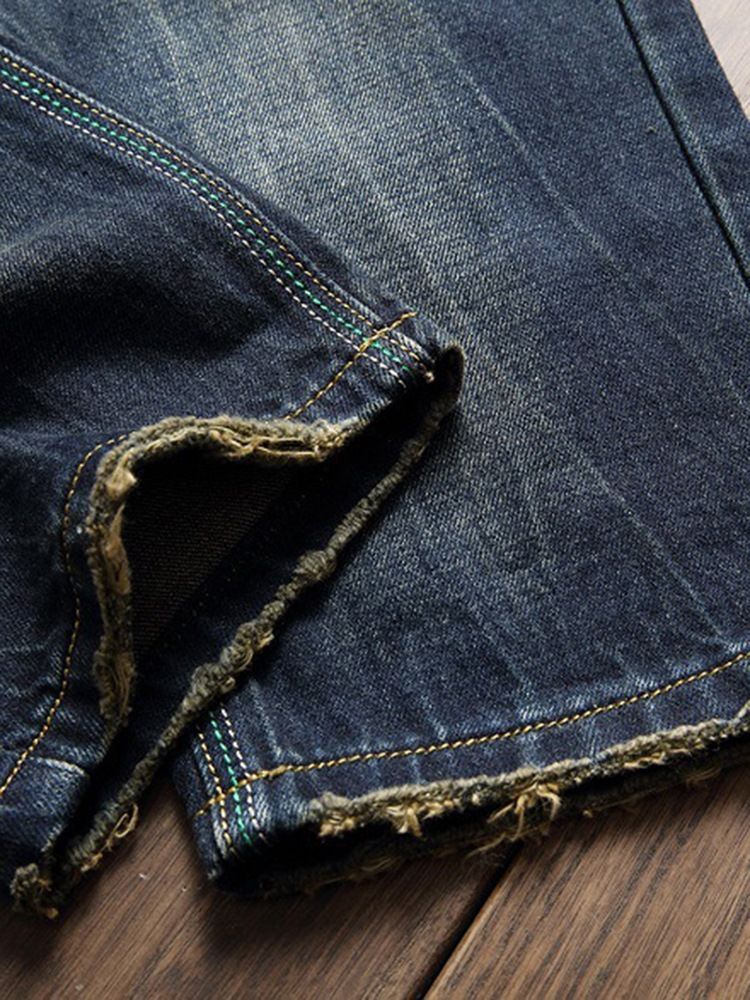 Denimhuller Unik Maling Casual Mænds Bukser