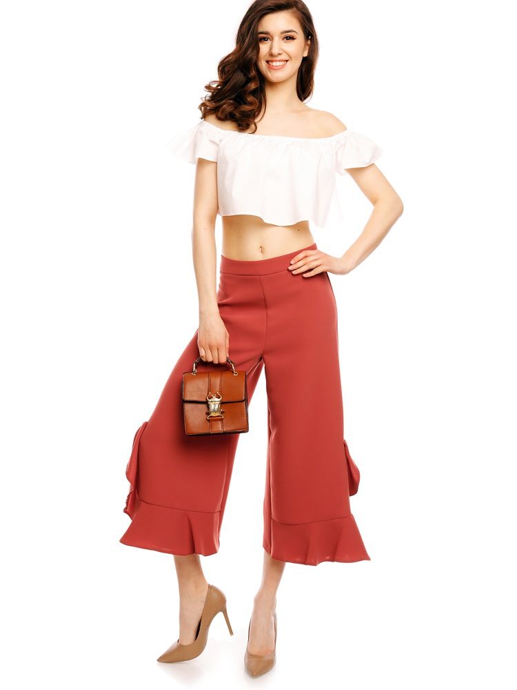 Loose Flæser Wide Leg Women's Pants