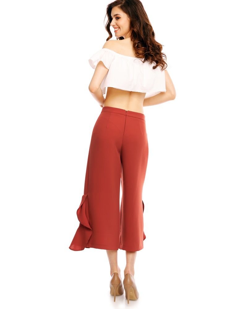 Loose Flæser Wide Leg Women's Pants