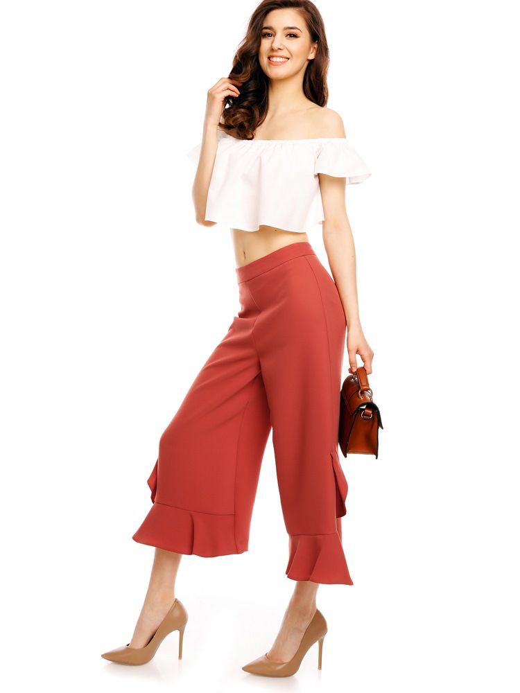 Loose Flæser Wide Leg Women's Pants