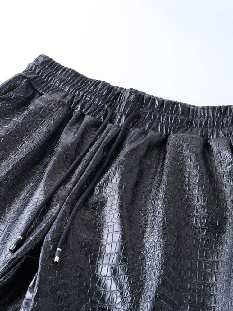 Loose Pleated Serpentine Pencil Pants Ankel Længde Kvinders Afslappede Bukser