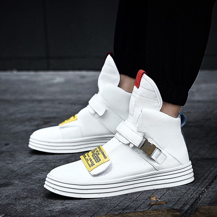 Color Block High-cut Upper Skate Sko Til Mænd