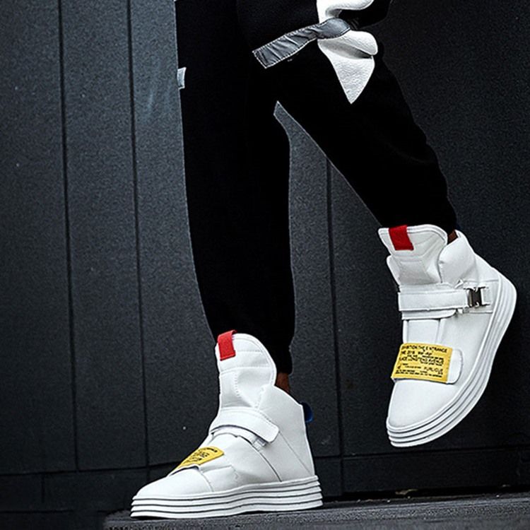 Color Block High-cut Upper Skate Sko Til Mænd