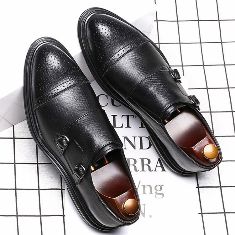 Low-cut Upper Plain Slip-on Herresko Sko