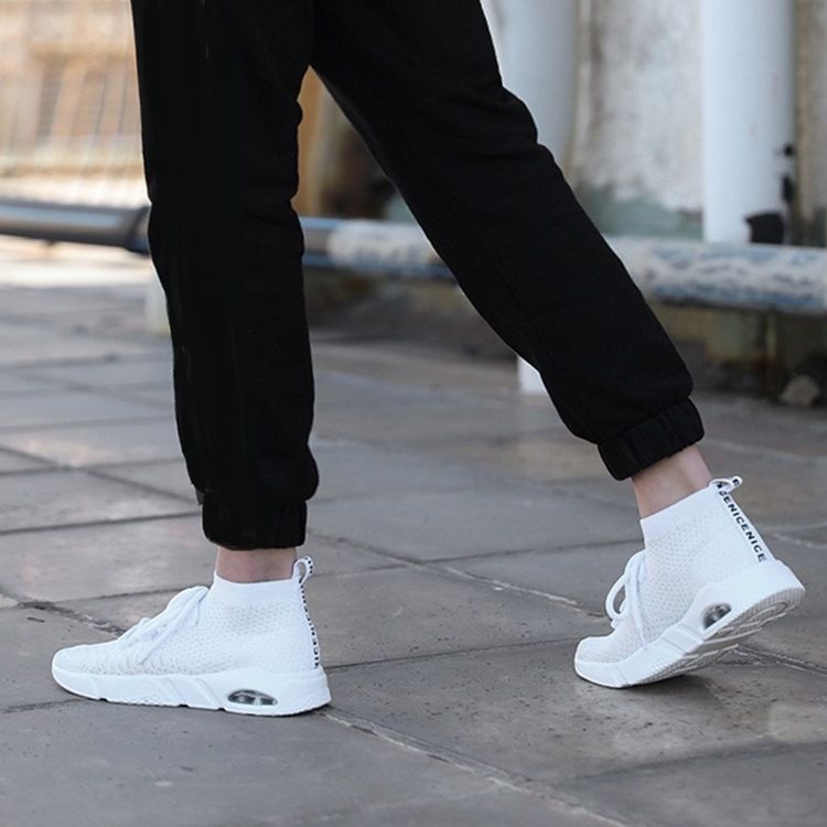 Mesh High-cut Sneakers Til Mænd