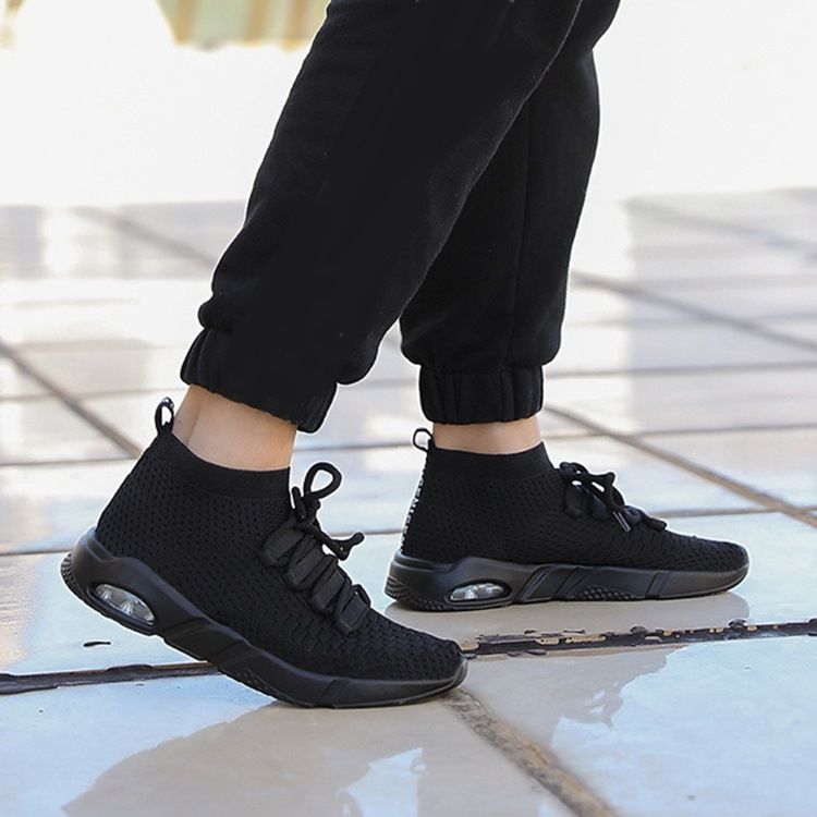 Mesh High-cut Sneakers Til Mænd