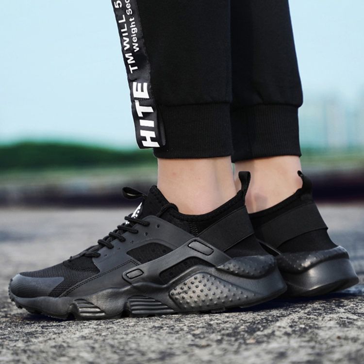 Mesh Patchwork Plain Sneakers Til Mænd