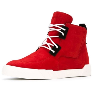 Platform Western Lace-up Round Toe Herresneakers