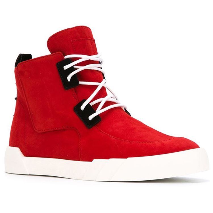 Platform Western Lace-up Round Toe Herresneakers