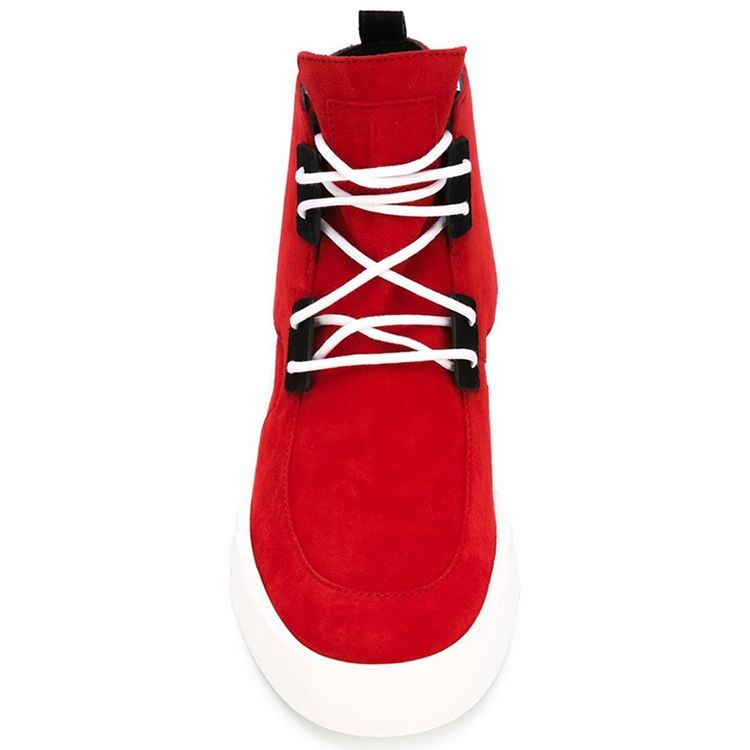 Platform Western Lace-up Round Toe Herresneakers