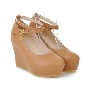 Kvinder Pretty Crossed Straps Wedges