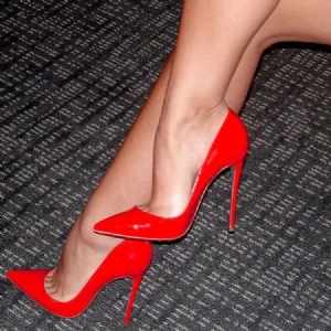 Kvinders Sexede Red Point Toe Ultra High Pumps