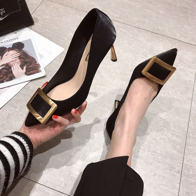 Pailletter Slip-on Stiletto Heel Pumps Til Kvinder