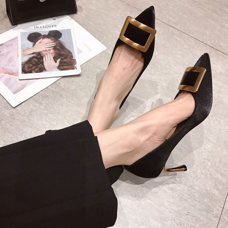 Pailletter Slip-on Stiletto Heel Pumps Til Kvinder