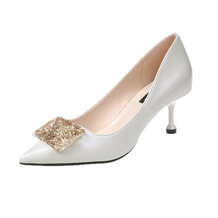 Plain Sequin Spidse Toe Stiletto Heel Pumps Til Kvinder