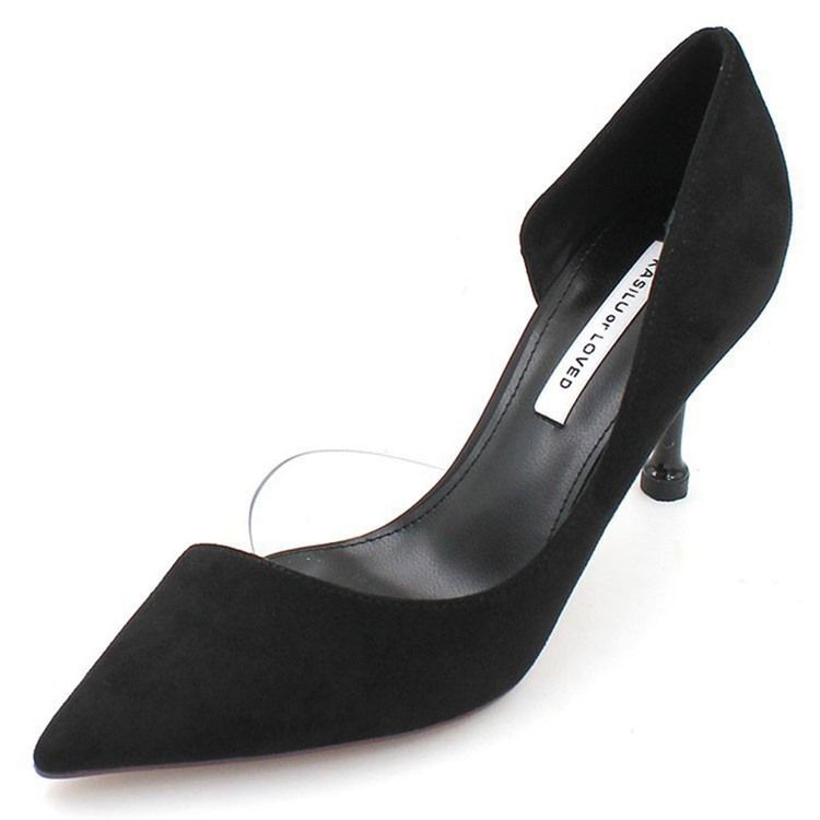 Pu Slip-on Spidse Toe Stiletto Heel Pumps Til Kvinder