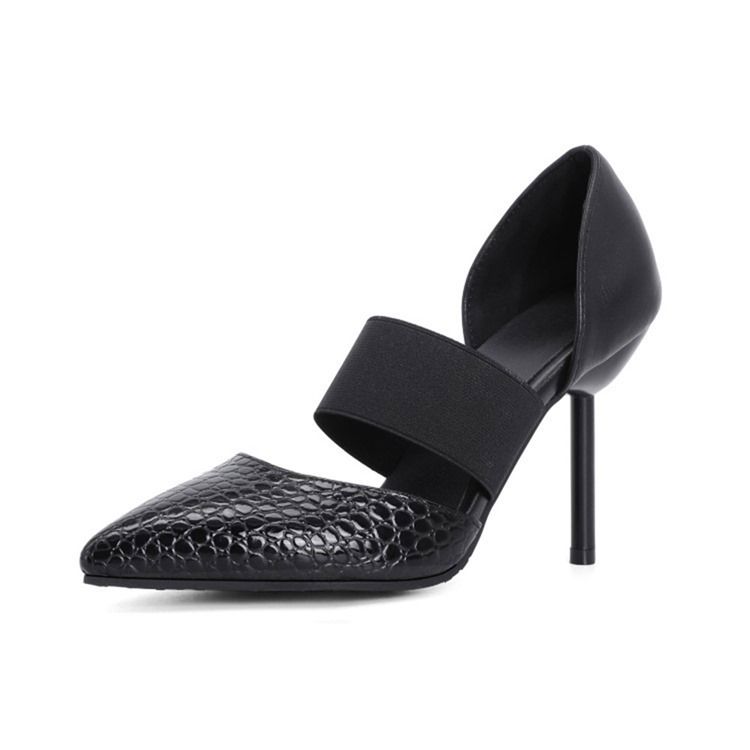 Slip-on Spids Toe Stiletto Heel Low-cut Upper Thin Women's Shoes