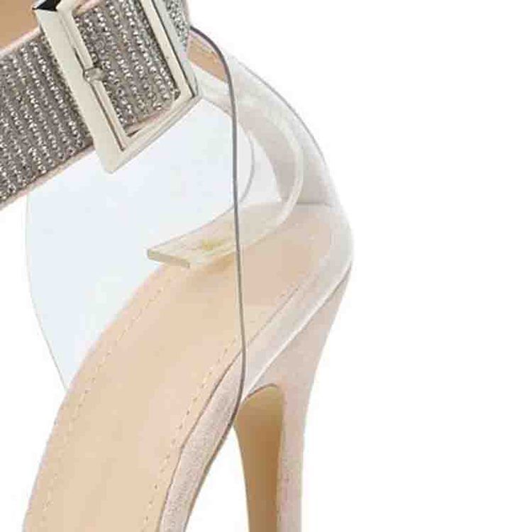 Spænde Stiletto Hæl Rhinestone Pumps Til Kvinder