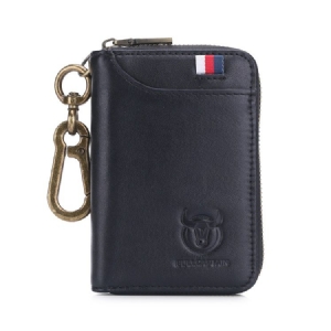 Plain European Leather Rectangle Key Holders