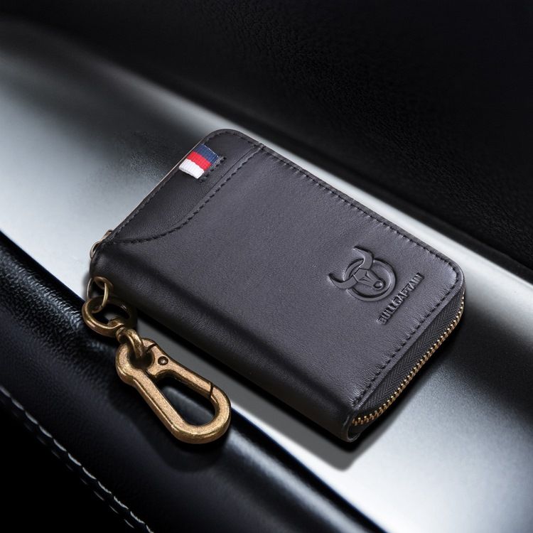 Plain European Leather Rectangle Key Holders