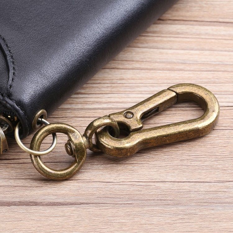 Plain European Leather Rectangle Key Holders