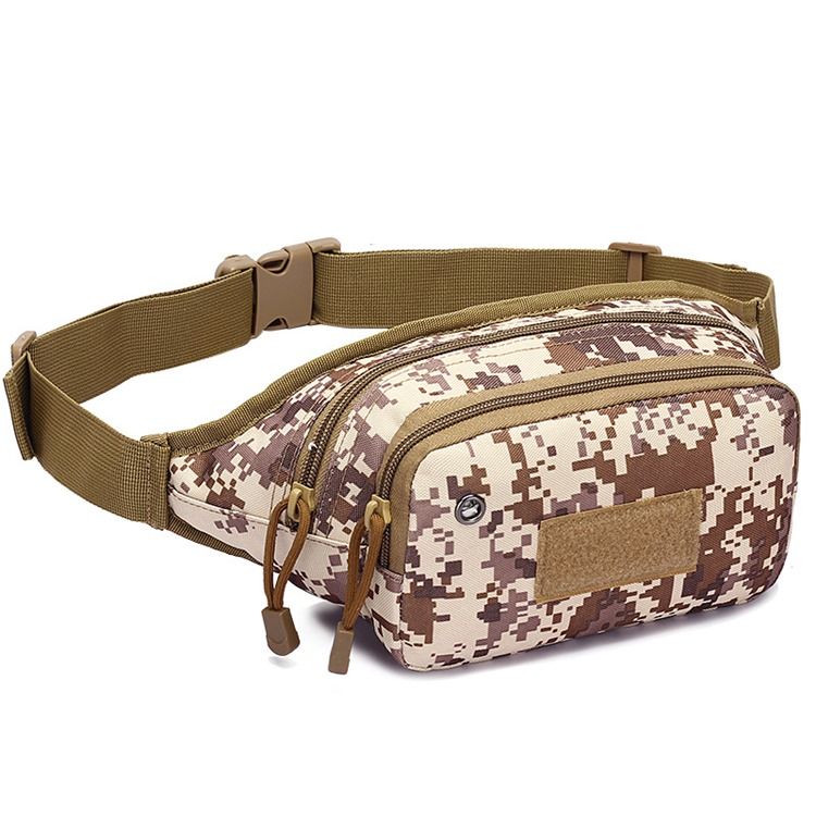 Unisex Oxford Waist Bag Army Herre Fanny Tasker