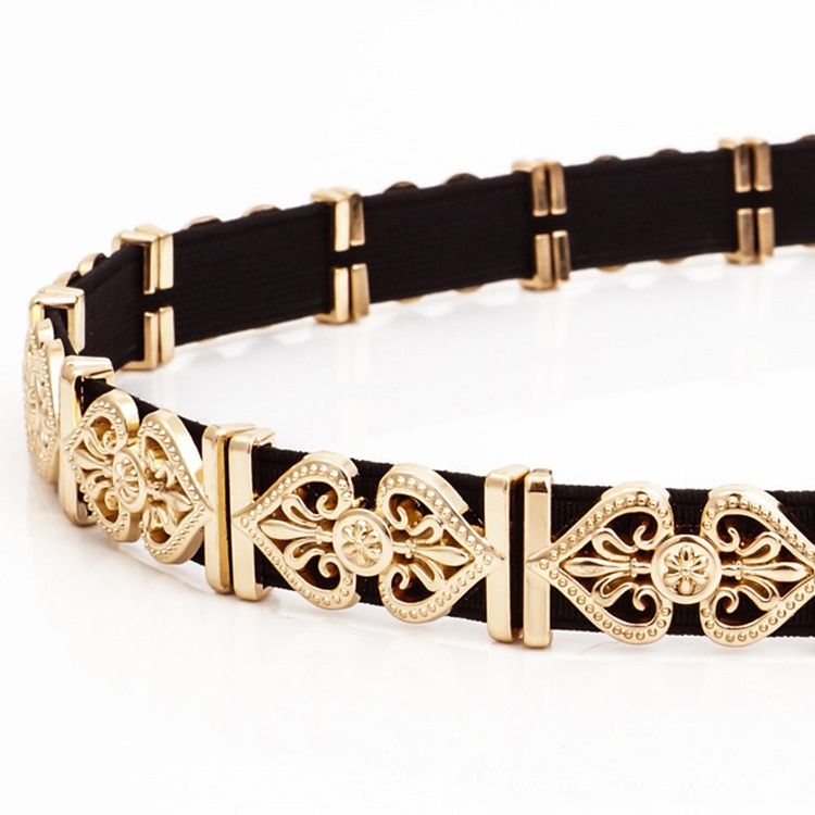 Fashion Carving Alloy Belt