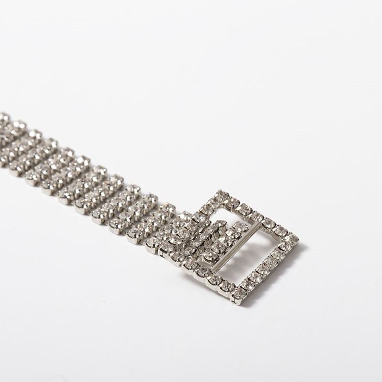 Rhinestone Anniversary Choker Halskæde