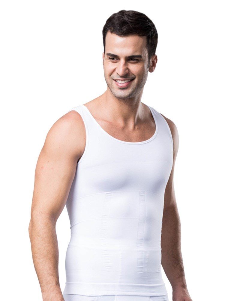 Abdomen Tight Seamless Corset Vest Top For Men