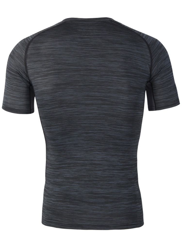 Mænd Stripe Åndbar T-shirt Sports Cykeltoppe