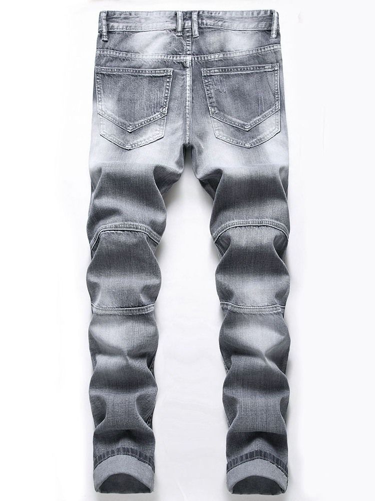 Hole Lynlås Midje Jeans Til Mænd