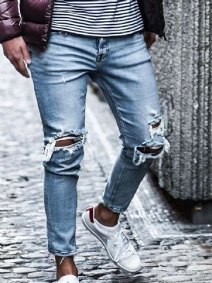 Lynlås Tynd Lynlås Herre Midje Jeans