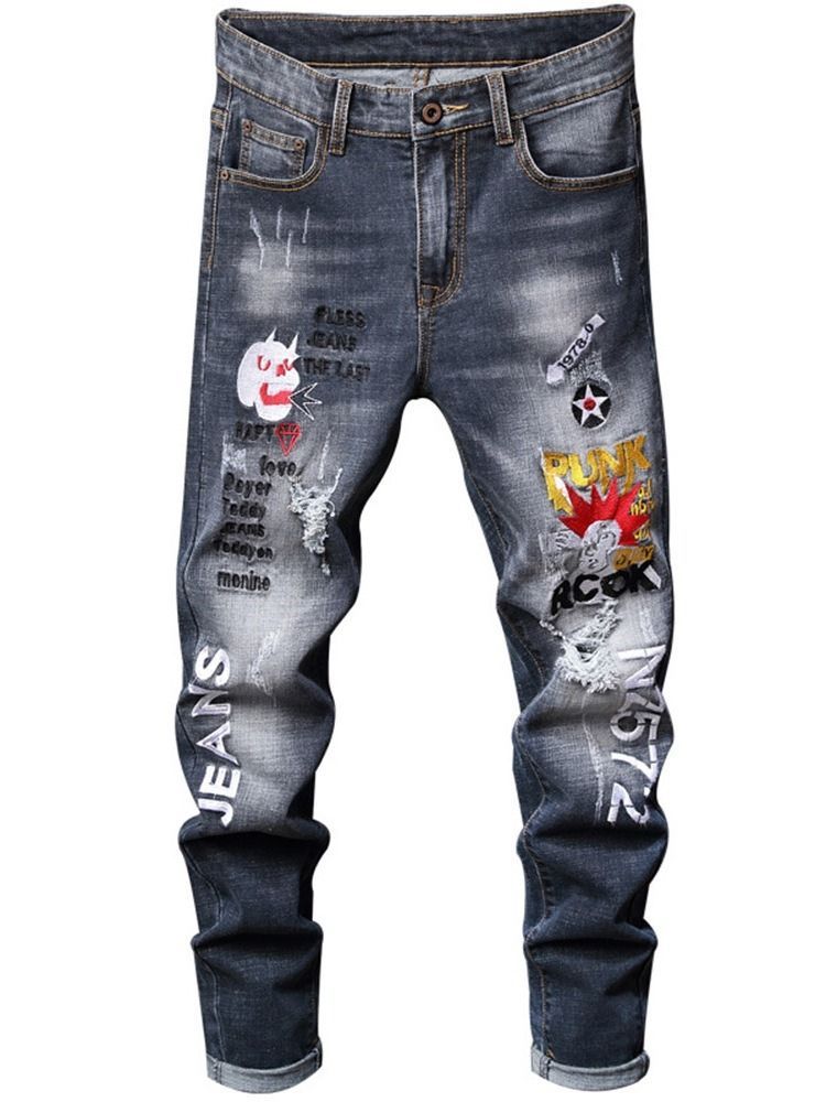 Mænds Blyantbukser Casual Jeans